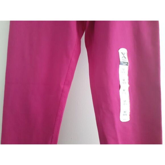 XERSION Quick Dry Brilliant Fuchsia Fleece Lined Stretch Ankle Legging M10/12NWT - Picture 10 of 11